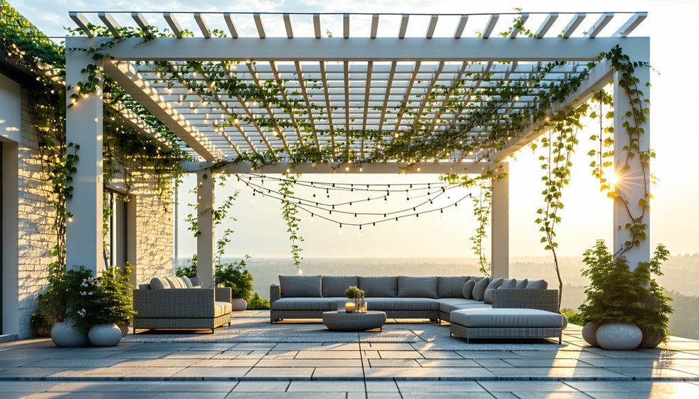 stylish pergola roof transformation